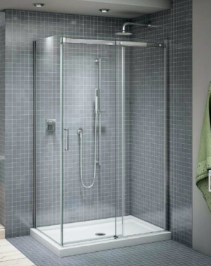 Apollo CRP 2 Sided slider, shower height shower door