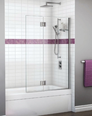 Monaco Square Top Tub Shield shower door