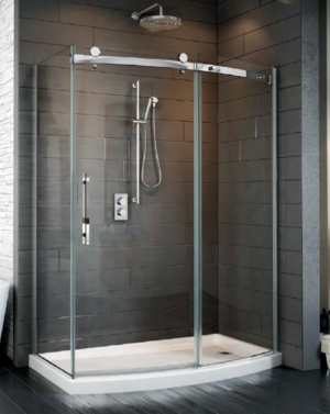 Novara Bowfront 2 Sided Slider shower height door