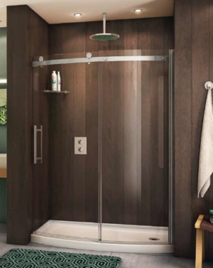 Novara Bowfront Slider shower height door