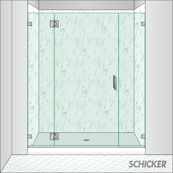 AG91PHX in-line shower door