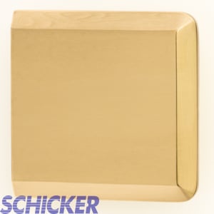 Frameless - AG40 5 Polished Brass hardware finish