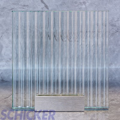 1/4" NARROW REED GLASS SAMPLE