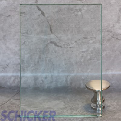 Frameless - AG40 10 3/8" CLEAR GLASS SAMPLE