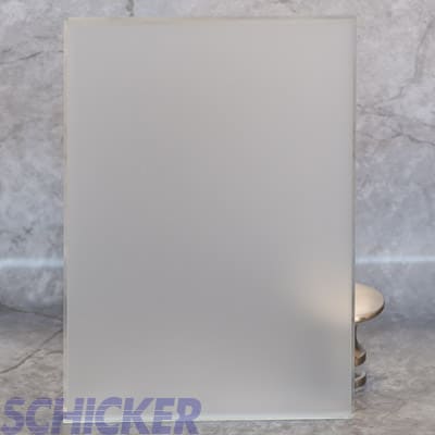 Frameless - AG40 14 3/8" LOW IRON SATIN GLASS SAMPLE