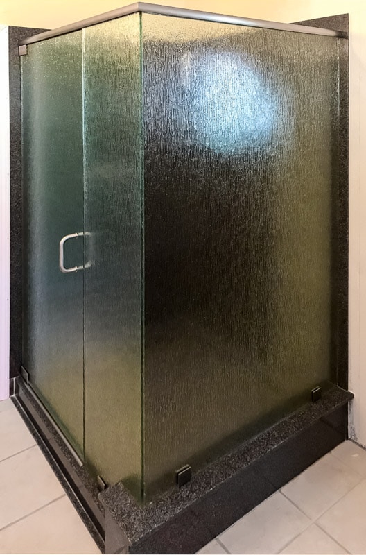 Schikcer AG93 2-Sided Frameless Shower Enclosure With Header