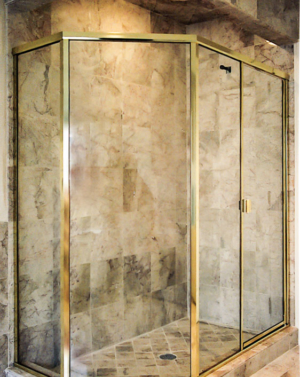 BF94X Neo-angle Brass Frame Shower Enclosure