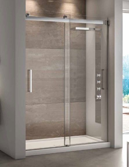 Mercury In-line bypass shower door