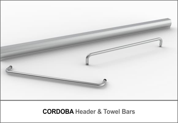 Fleurco Cordoba Running Rail & Towel Bars