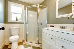 san francisco shower remodeling bathroom with framed shower enclosure
