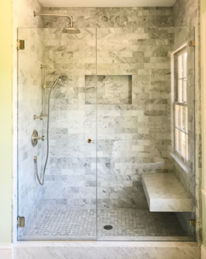 Schicker AG91 In-line Frameless Shower Enclosure