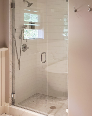 Schicker AG91 In-line Frameless Shower Enclosure