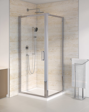 Fleurco Elera Cube Framed Pivot Shower Enclosure