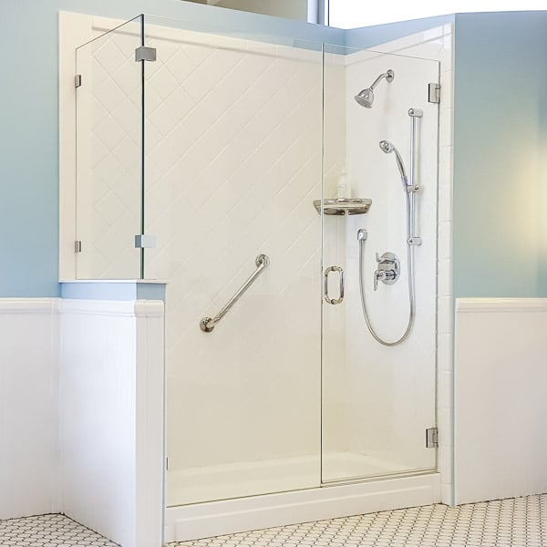 Schicker AG93 2-Sided Shower Enclosure
