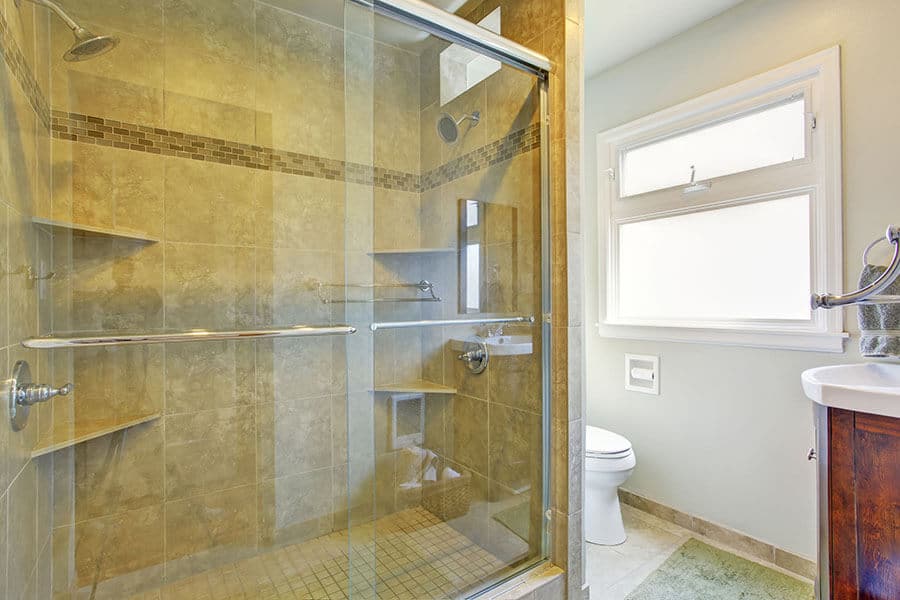 Semi-Frameless Sliding Glass Shower Door semi-frameless sliding glass shower door in oakland ca