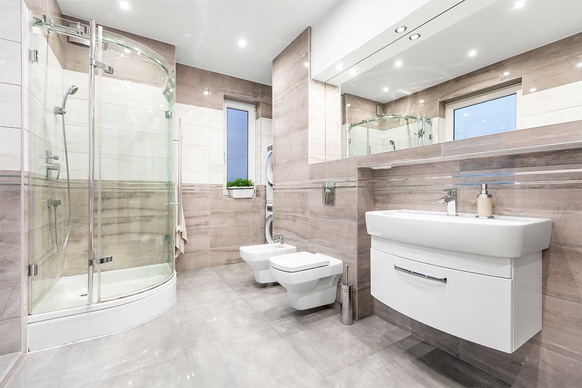 european style modern bathroom