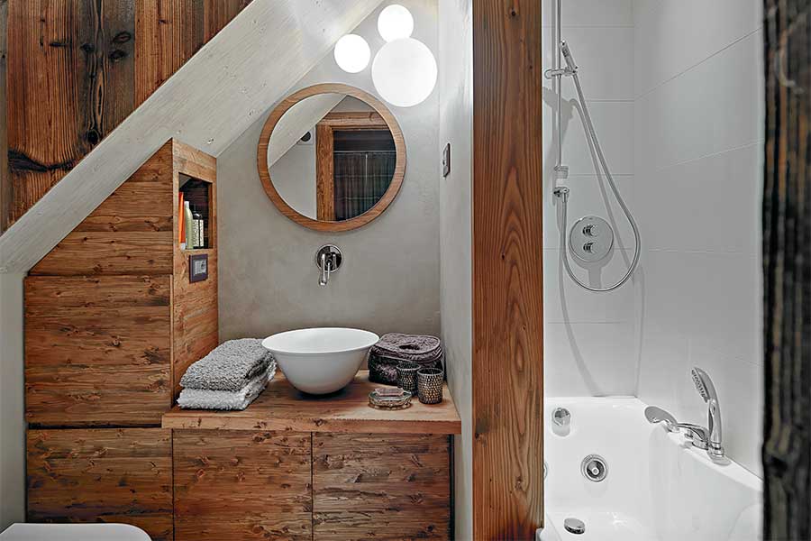 Rustic Wood Stained Bathroom Cabinets rustic wood stained bathroom cabinets
