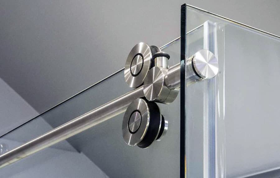 frameless sliding shower door hardware roller