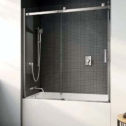 in-line tub shower doors