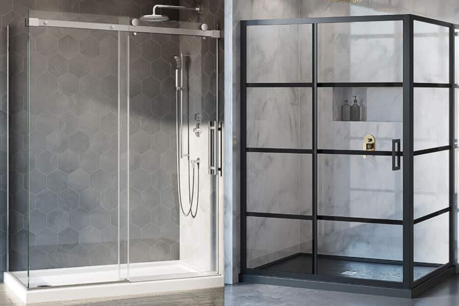 rectangular shower doors 01
