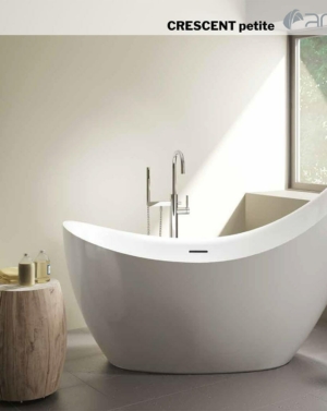 fleurco aria tub crescent petite