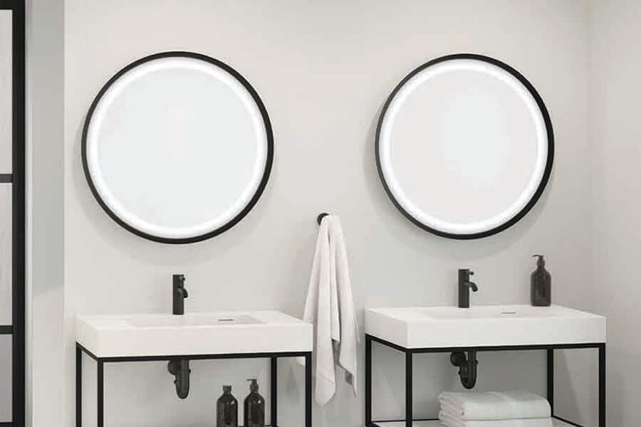 fleurco luna bathroom mirrors vanities