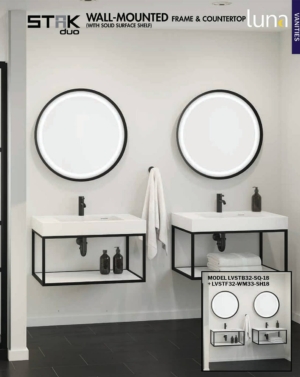 fleurco luna stak duo vanity