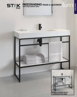 fleurco luna stak trio vanity