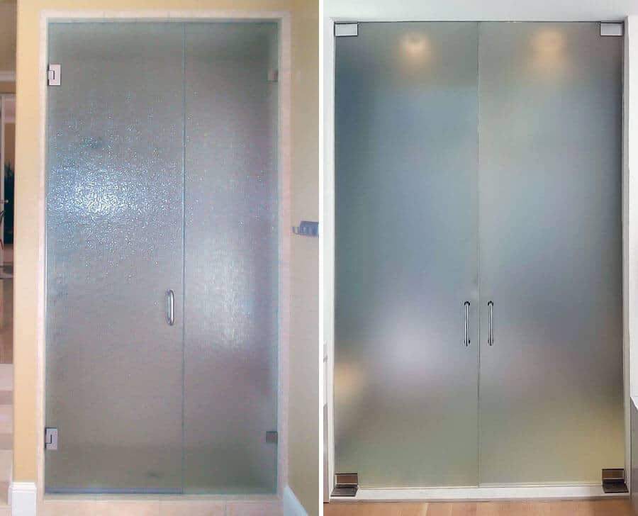 Textured and Frosted Shower Door Glass textured and frosted shower door glass