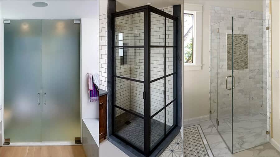 shower door styles examples