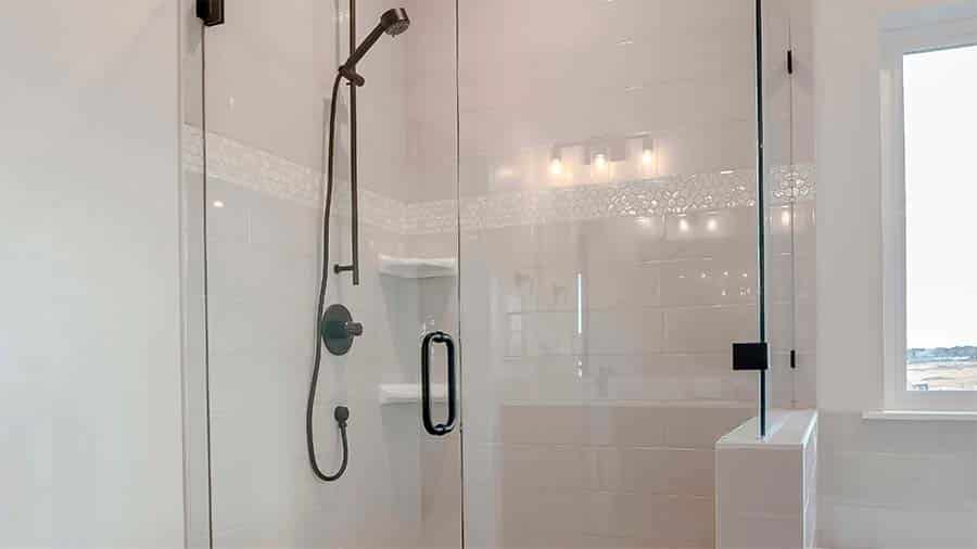 crystal clear low iron shower glass doors