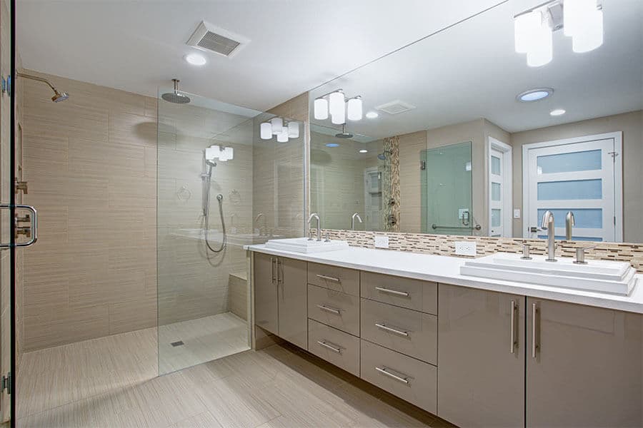 Wheelchair Accessible Walk-In Shower walk-in shower clear glass frameless shower door wheelchair accessible entrance