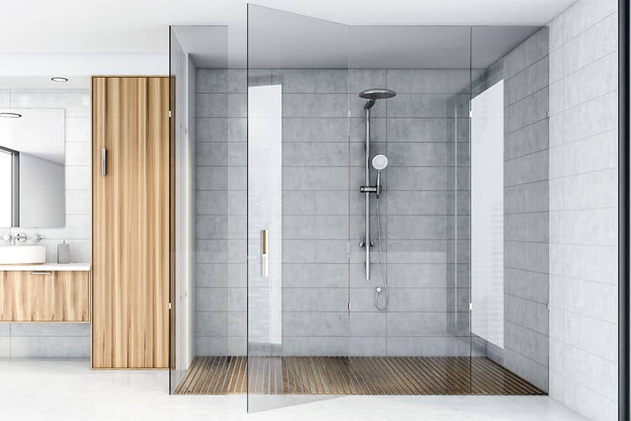 7 Hot Shower Door Trends for 2024 7 frameless shower door with crystal clear low-iron shower glass