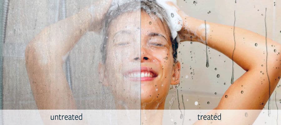 Top 6 Shower Door Accessories for Added Functionality 6 shower door glass coating and protection products treated vs untreated
