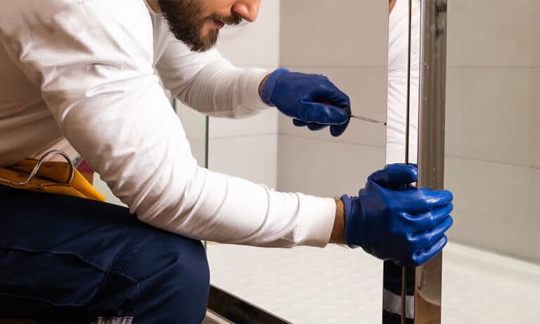 professional vs diy shower door installation