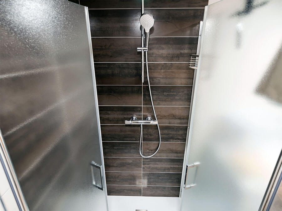 Sliding vs Hinged Shower Door: Pros and Cons 5 dourble pivot shower doors
