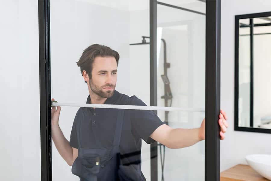 Custom Shower Doors: How to Design Your Perfect Bathroom 4 custom shower door installation measuring shower doors