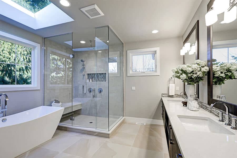 Custom Shower Doors: How to Design Your Perfect Bathroom 2 custom shower doors large all glass frameless clear shower enclosure