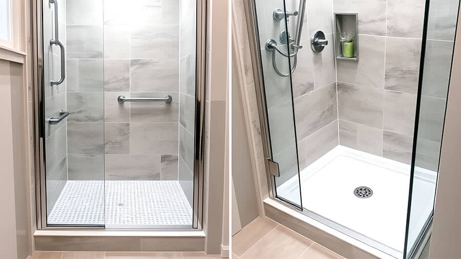 Shower Door Upgrades That Increase Home Value 7 custom fit shower door and enclosure with threshold entry for glass shower enclosure